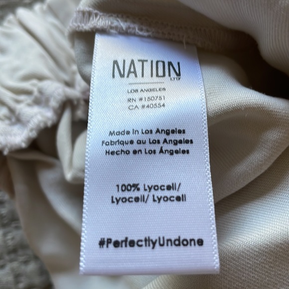 Nation ltd Maris shorts in ivory. - Picture 9 of 9